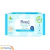Khăn ướt trẻ em Pureen không mùi màu xanh 80 tờ