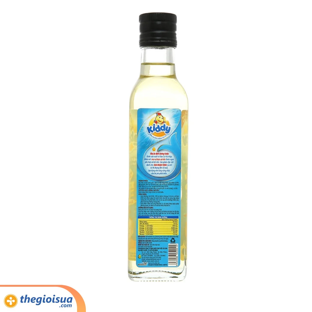Dầu ăn dinh dưỡng Kiddy 250ml