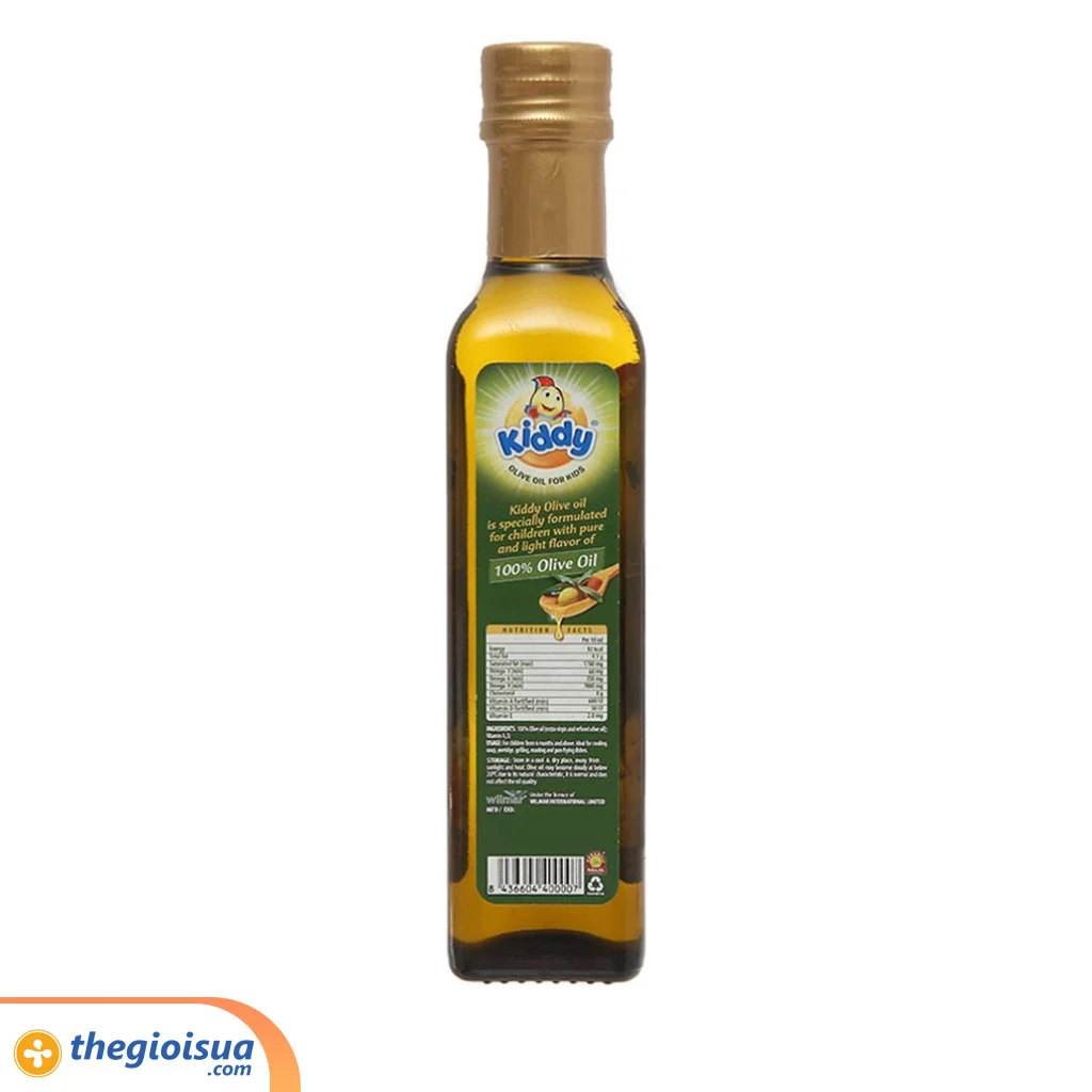 Dầu ăn Kiddy Olive 250ml