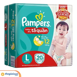 Pampers Tã quần size L20