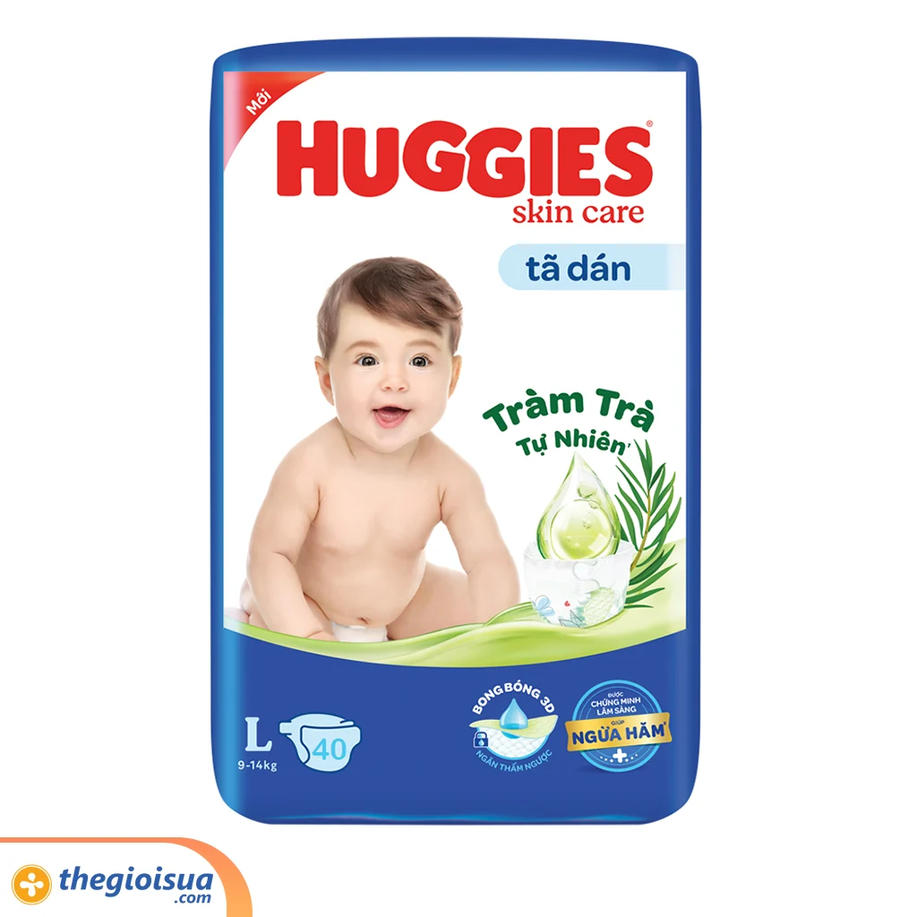 Tã dán Huggies Skincare L40