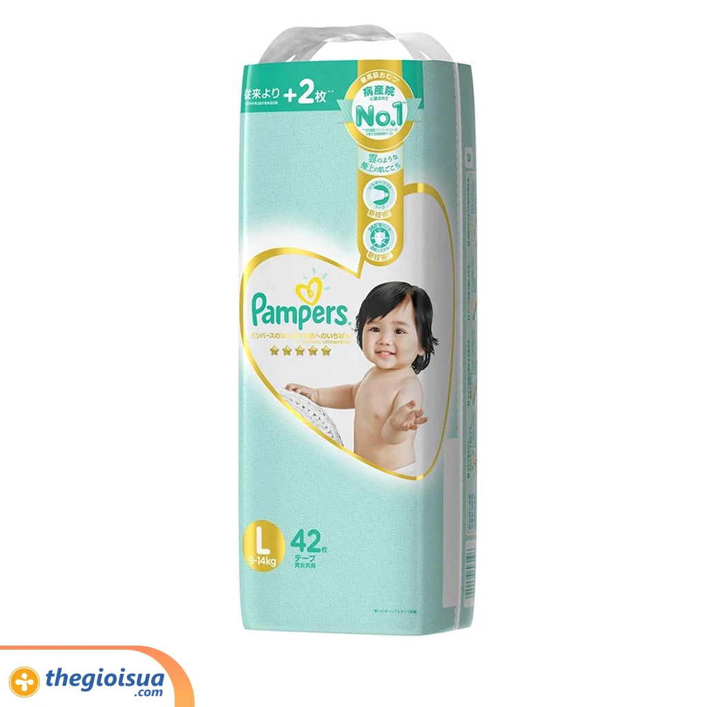 Pampers tã dán nhật bản size L42