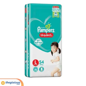 Pampers Tã quần size L 54 miếng