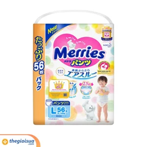 Tã quần Merries size L 56 miếng
