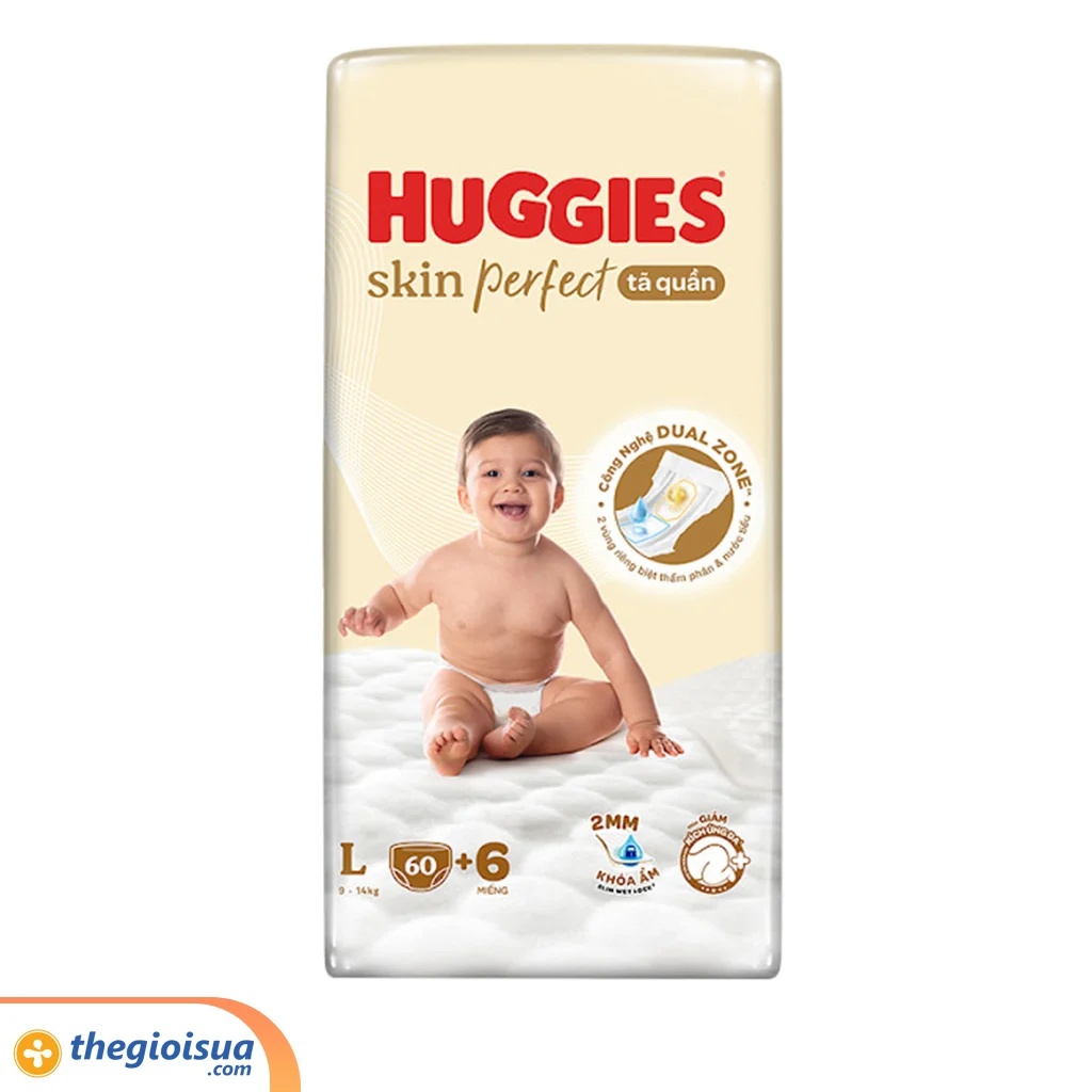 Tã quần Huggies Skin Perfect L60