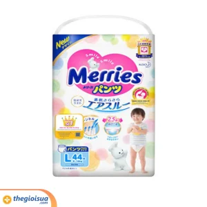 Tã quần Merries size L 44 miếng