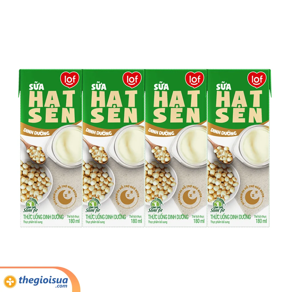 LOF Sữa hạt sen dinh dưỡng 180ml
