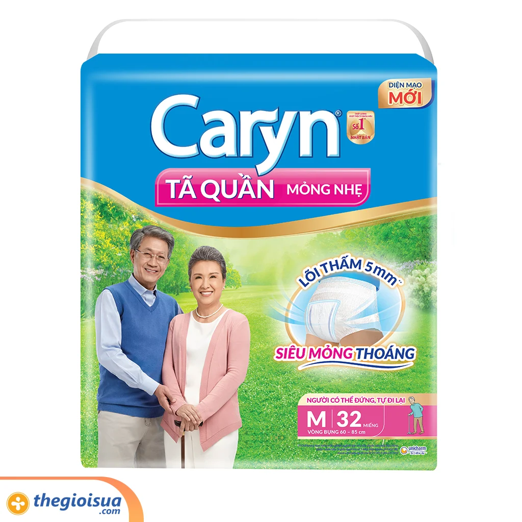 Tã Caryn quần Mỏng nhẹ M32