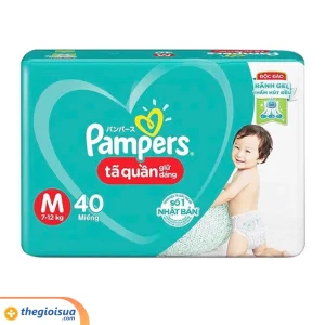 Pampers Tã quần size M 40 miếng
