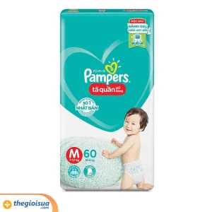 Pampers Tã quần size M 60 miếng
