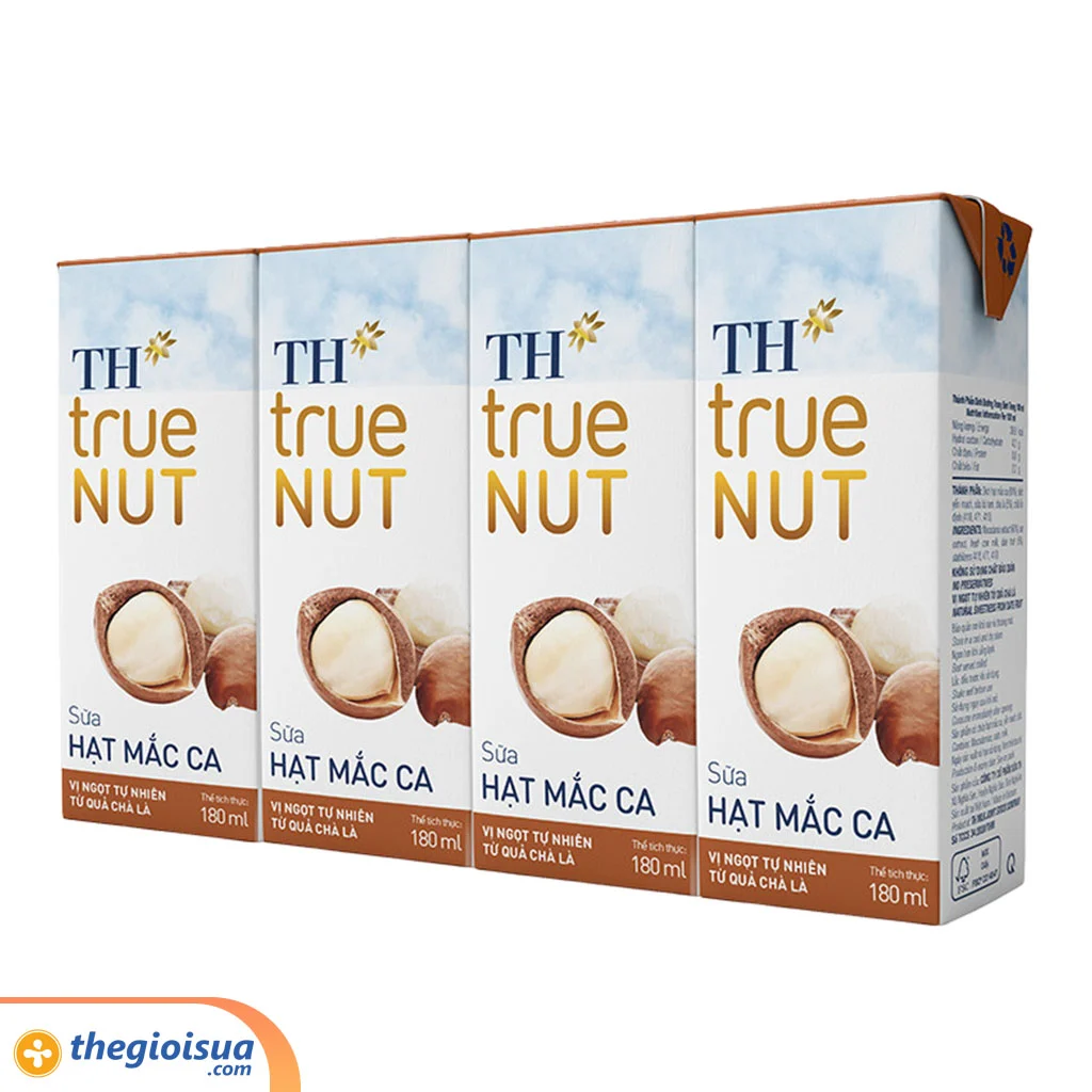 Sữa hạt Macca TH True Nut 180ml