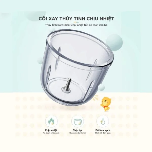Máy xay ăn dặm 0.6L Bear GR-B06V1