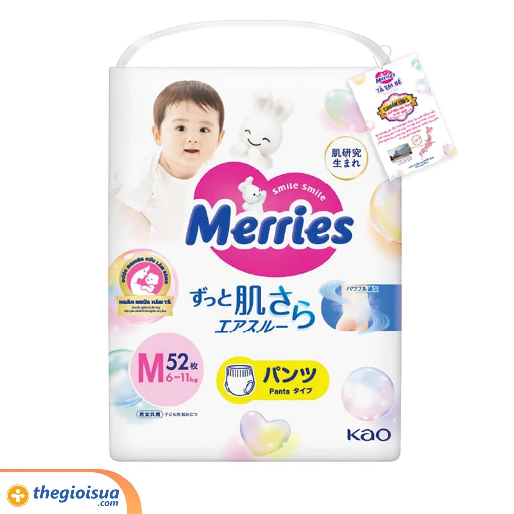 Tã quần Merries M52