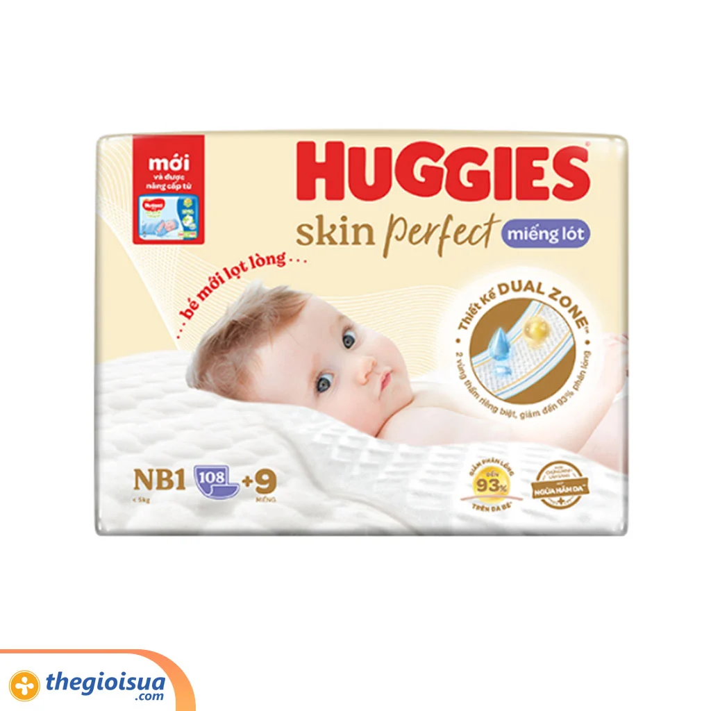 Miếng Lót Huggies Skin Perfect Newborn 1 – 108m