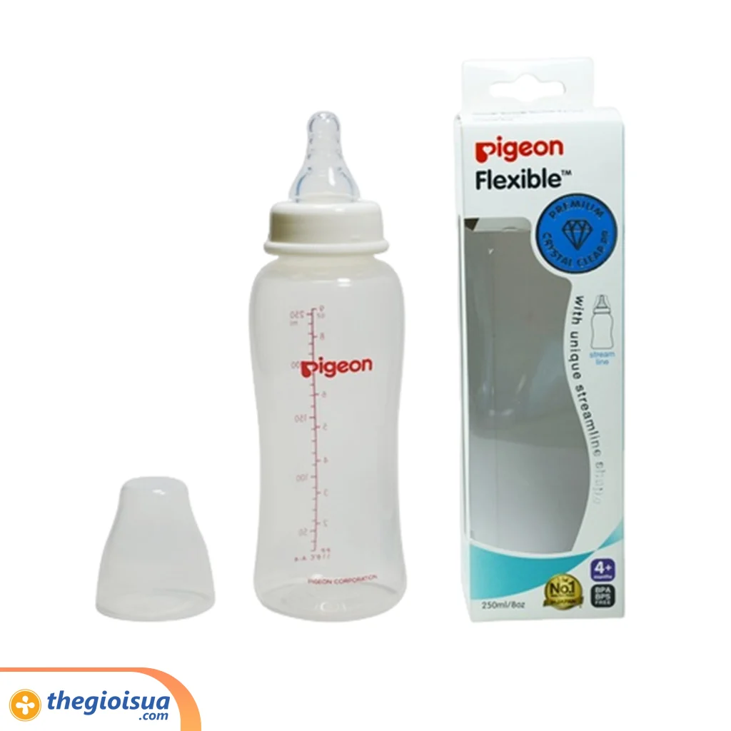 Bình sữa Pigeon PP STREAMLINE 250ml
