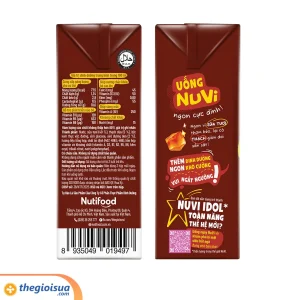 SỮA TƯƠI NUVI ĐƯỜNG ĐEN CÓ THẠCH 100ML
