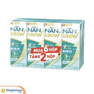 Sữa dinh dưỡng pha sẵn Nan Grow 180ml (Combo 6H+2H)
