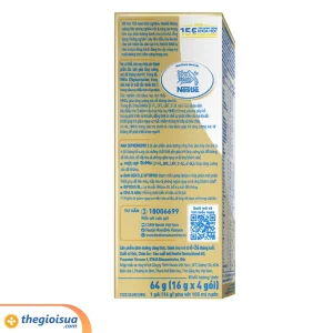 Sữa bột dinh dưỡng công thức Nestle Nan SupremePro 2 cho bé từ 6 – 24 tháng (4gói x 16g)