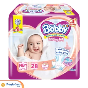 Miếng lót Bobby Newborn 1 – 28 miếng