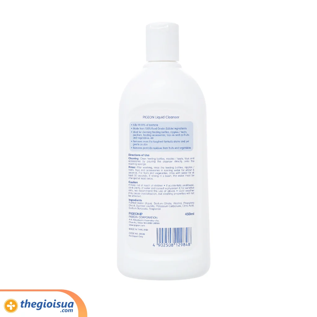 Dung dịch rửa bình sữa Pigeon 450ml