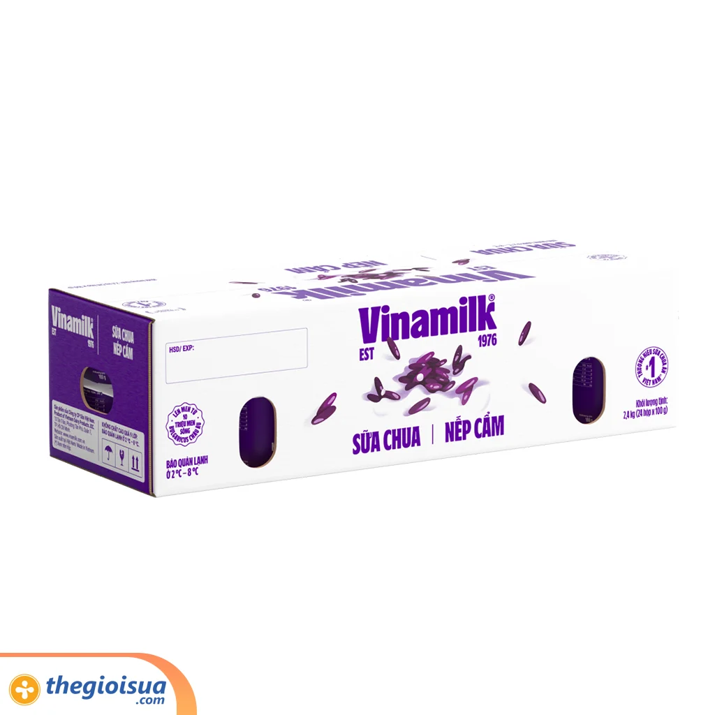 Sữa chua nếp cẩm Vinamilk 100g