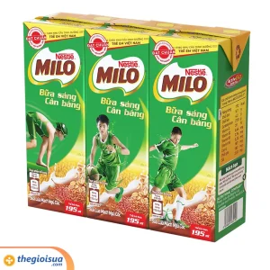 Ngũ cốc uống liền Nestle Milo lốc 3x180ml