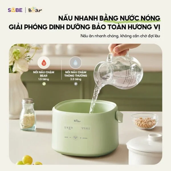 Nồi nấu chậm 1.0L Bear SC-4H10E