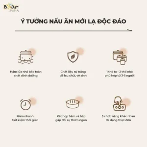 Nồi nấu chậm Bear 1.6L SB-NNC16