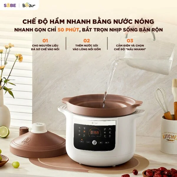 Nồi nấu chậm Bear 3L ESP-305LP