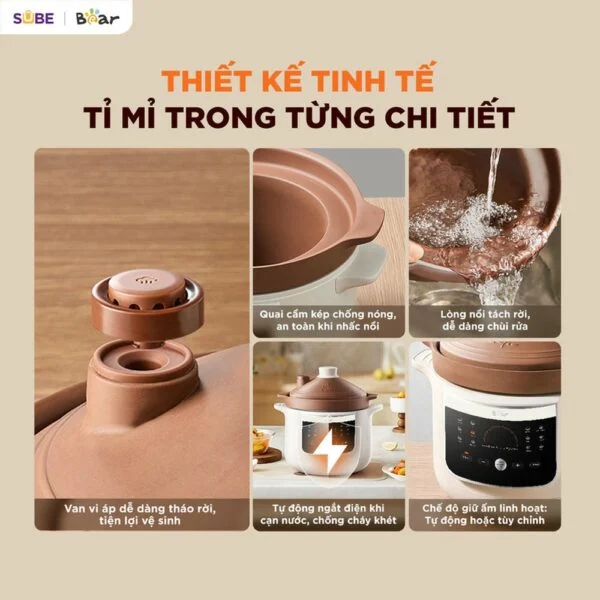 Nồi nấu chậm Bear 3L ESP-305LP
