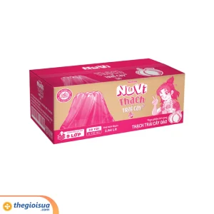 Jelly NuVi Thạch Đào túi 110ml