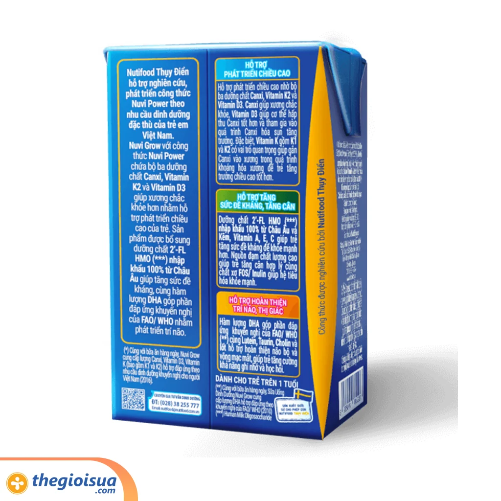 Sữa dinh dưỡng pha sẵn Nuvi Grow 1+ 110ml (Từ 1 tuổi)