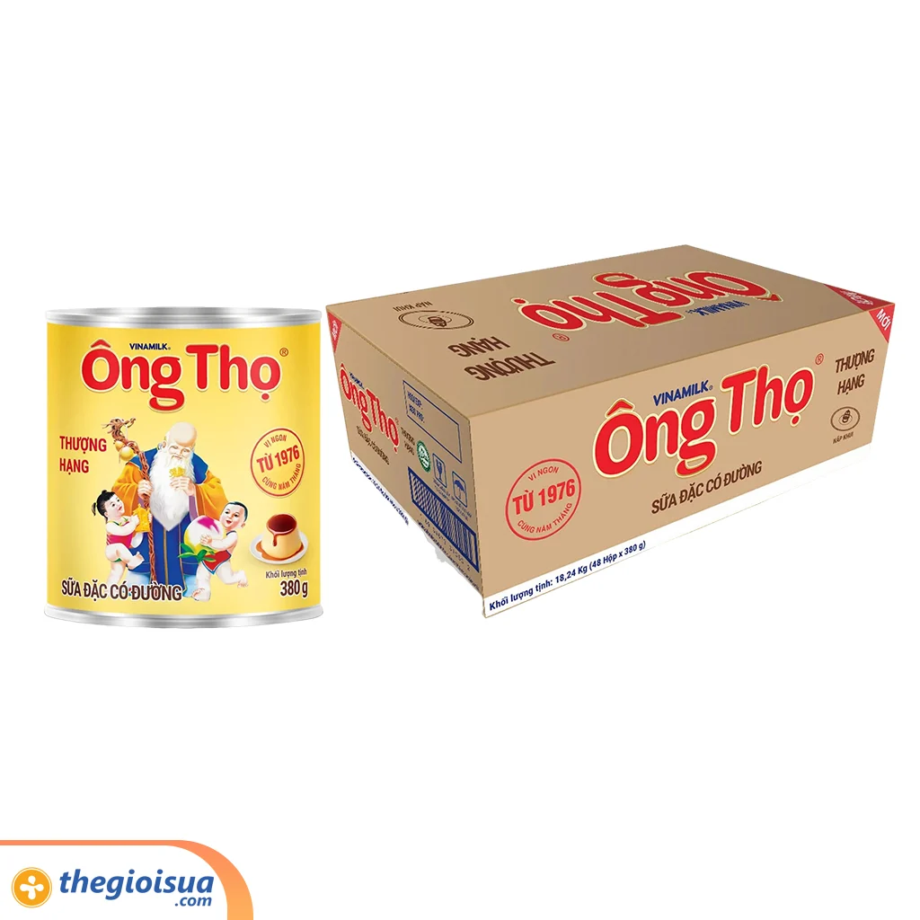 Sữa đặc có đường Ông Thọ Vinamilk Trắng 380g