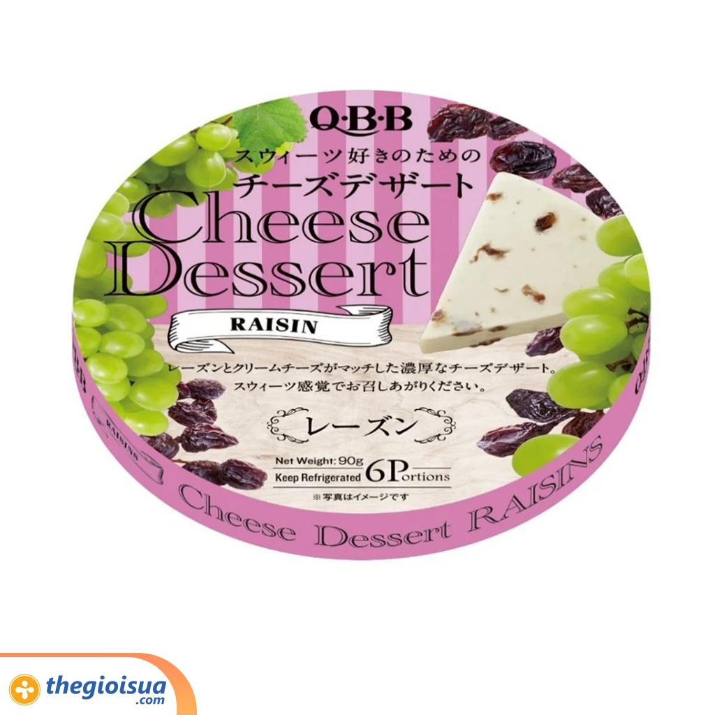 Phô mai QBB vị nho 90g (6 miếng)