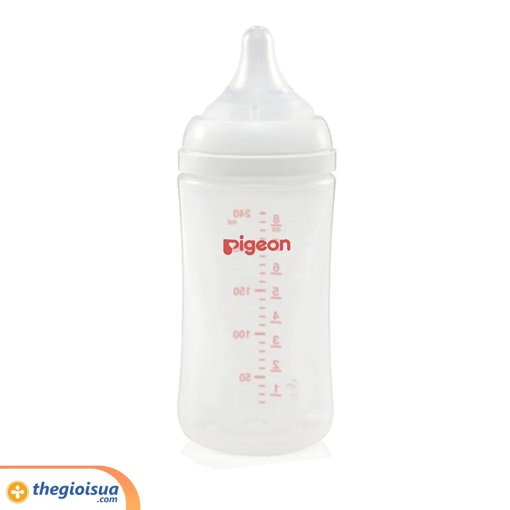 Bình sữa Pigeon PP Plus WN3 240ml (M)