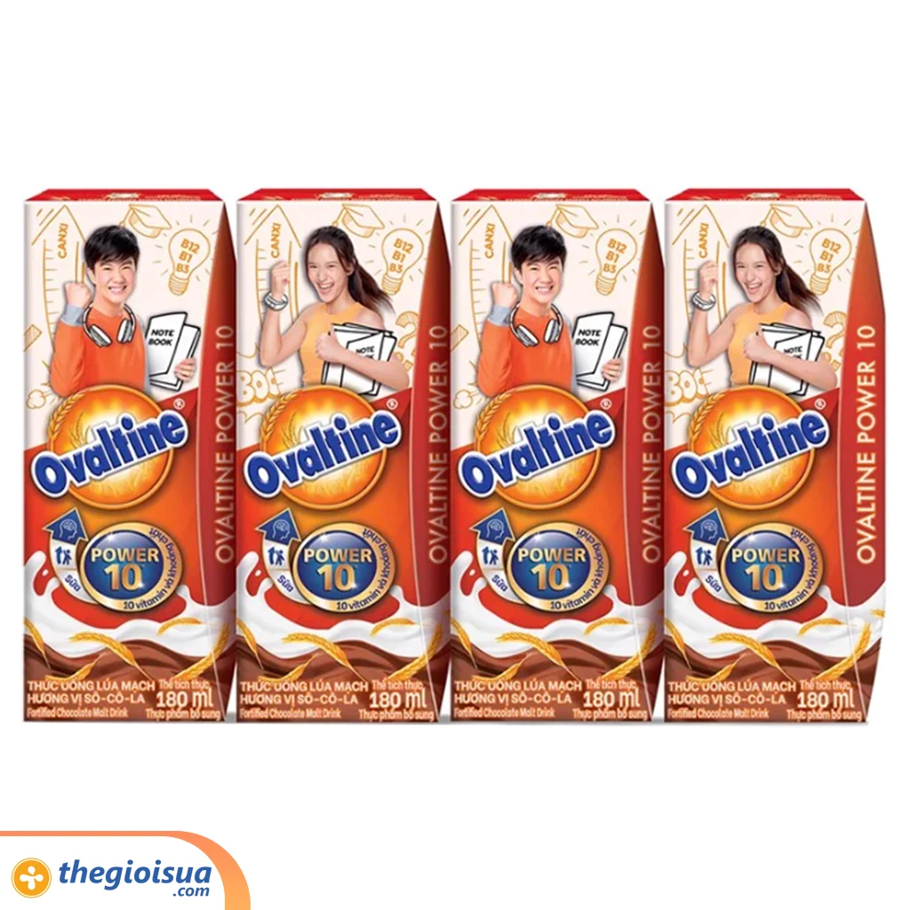 Sữa Ovaltine lúa mạch Hương Vị Socola 180ml