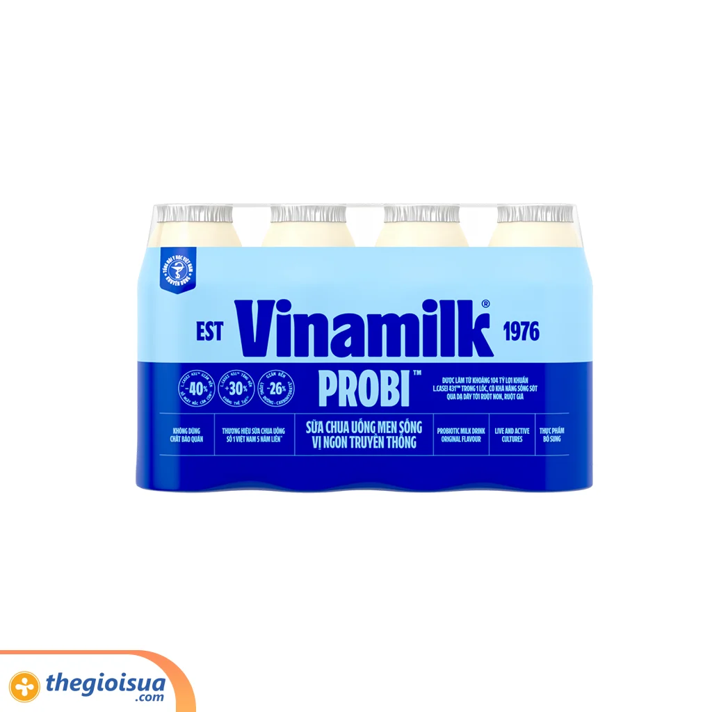 Sữa chua uống men sống Vinamilk Probi 4x130ml