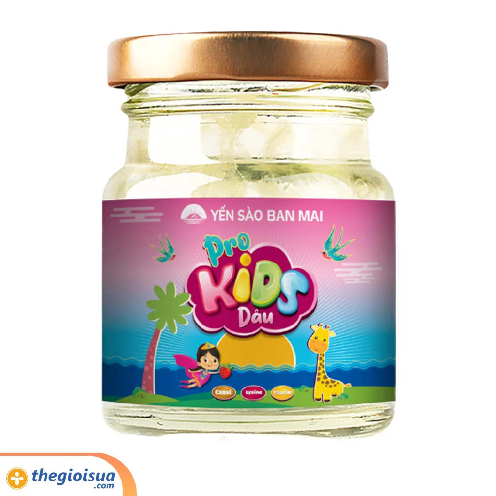 Yến sào Ban Mai – Pro Kids Hương Dâu 70ml