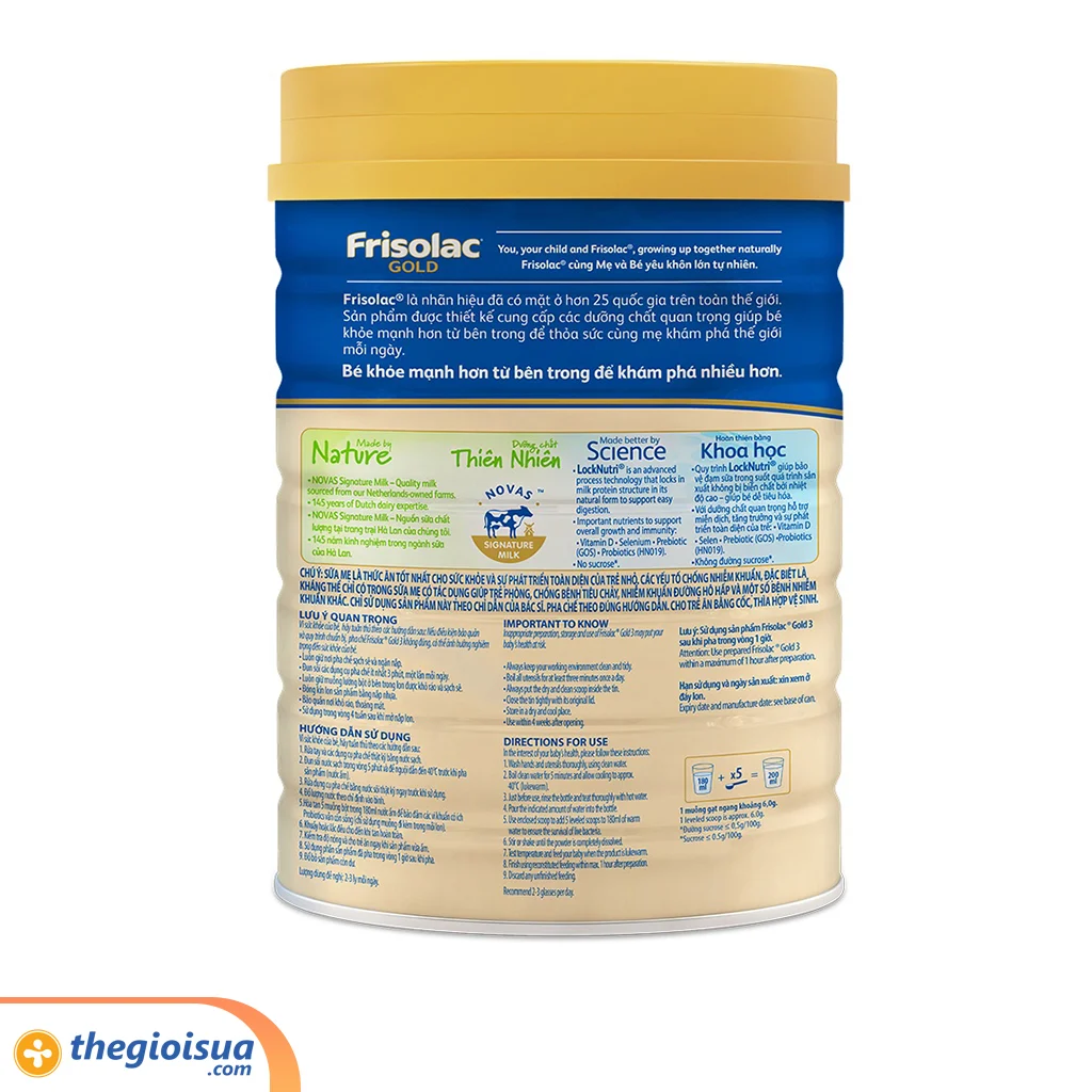 Sữa bột Friso Gold 3 380g