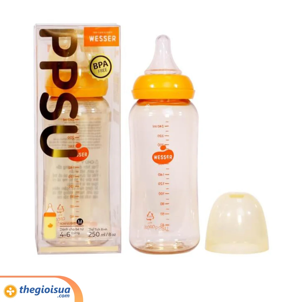 Bình sữa PPSU Wesser 250ml