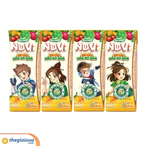 Nước rau củ quả NuVi vị cam hộp 180 ml