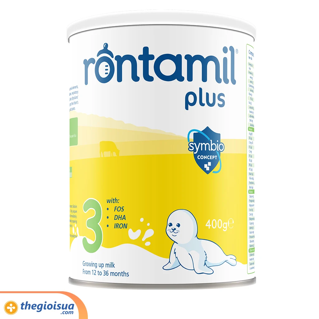 Rontamil Plus 3 400g cho bé 1-3 tuổi