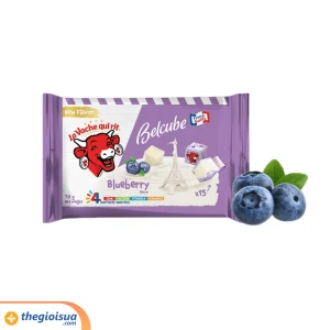 Phô mai vuông Belcube vị việt quất 78g