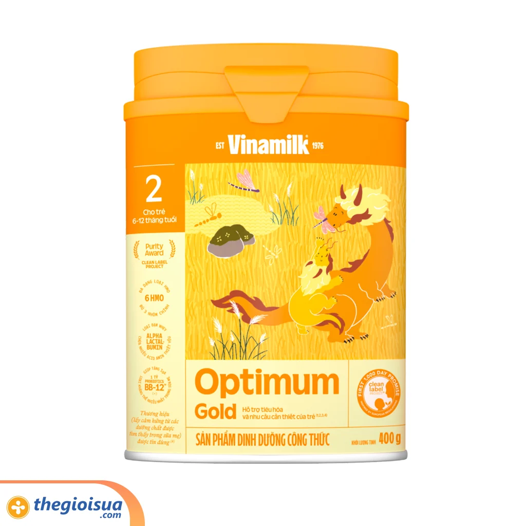 Sữa bột Optimum Gold 2 400g mẫu mới