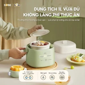 Nồi nấu chậm 1.0L Bear SC-4H10E