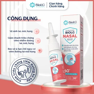 Xịt vi sinh mũi họng BioLG NASAL 30ml