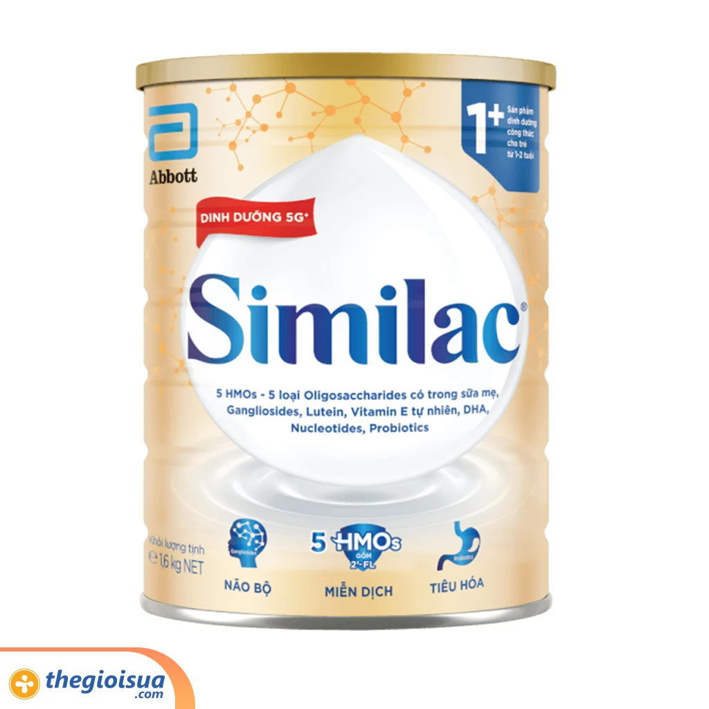 Sữa bột Similac (Gangliosides) 1+ 1,6kg từ 1-2 tuổi