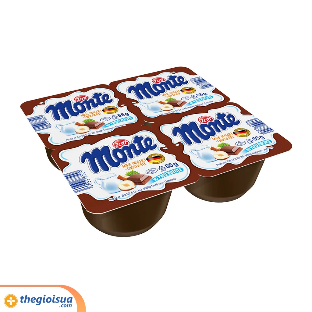 Váng sữa Zott Monte hương Socola