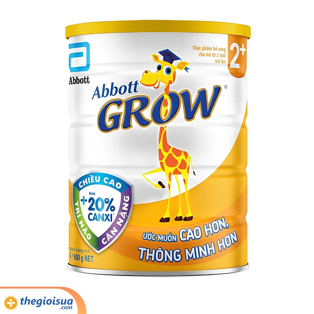 Sữa bột Abbott Grow 2+ 800g (Từ 2 tuổi trở lên)