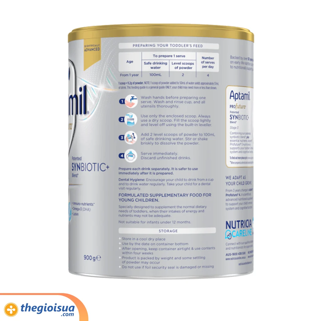 Sữa bột Aptamil Profutura 3 Toddler Nutritional Supplement From 1 Year